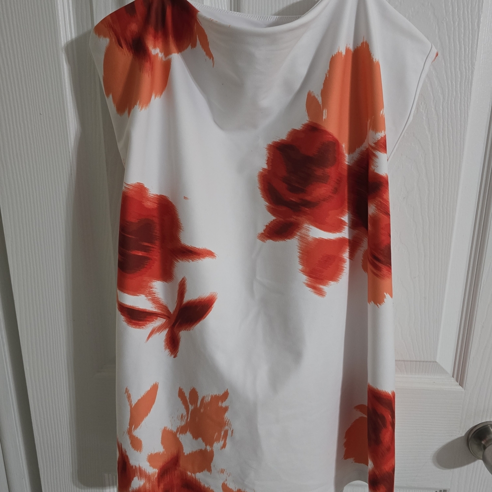 YPB SculptLUX Floral Spaghetti Strap Dress Sz XL - Picture 2 of 4